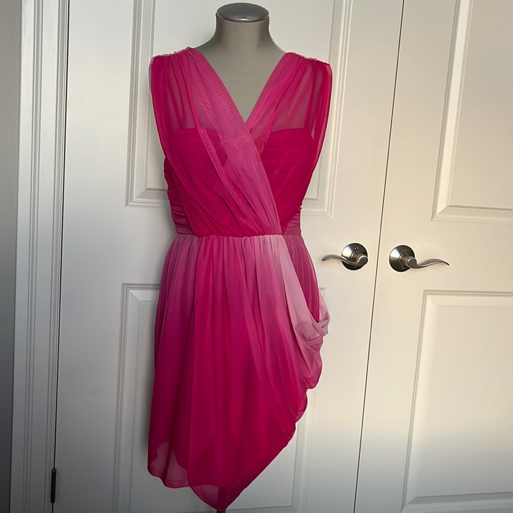 Pink Ombré Cocktail Dress